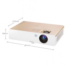 松下（Panasonic）PT-SX4000 投影儀 投影機 辦公 商務 （標清 4000流明 HDMI）